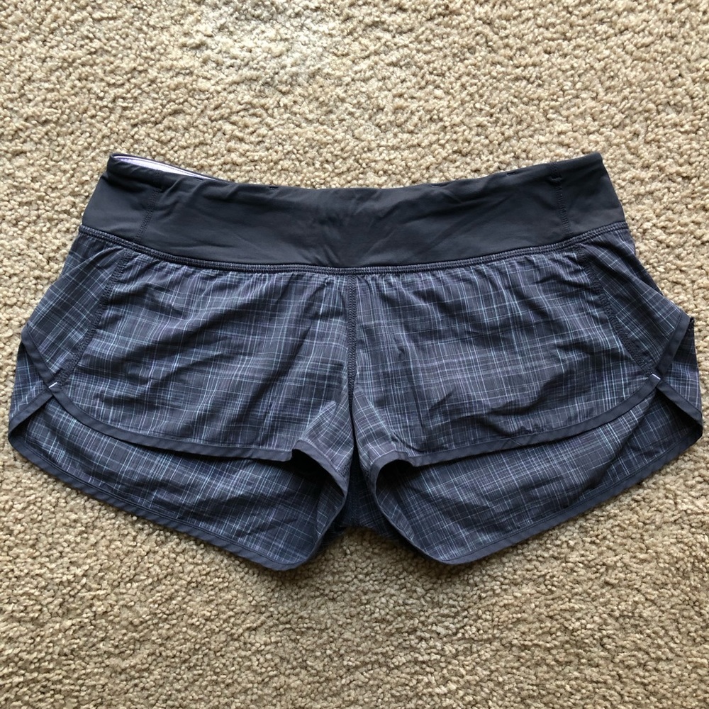 Lululemon size 8 speed shorts.